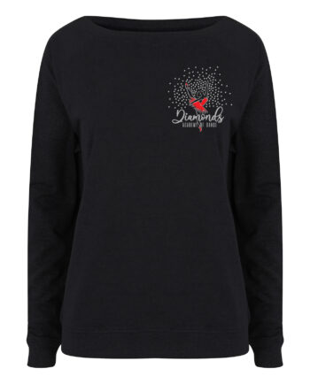 Dover Dance Academy Glitter Personalisation Slouch Sweatshirt