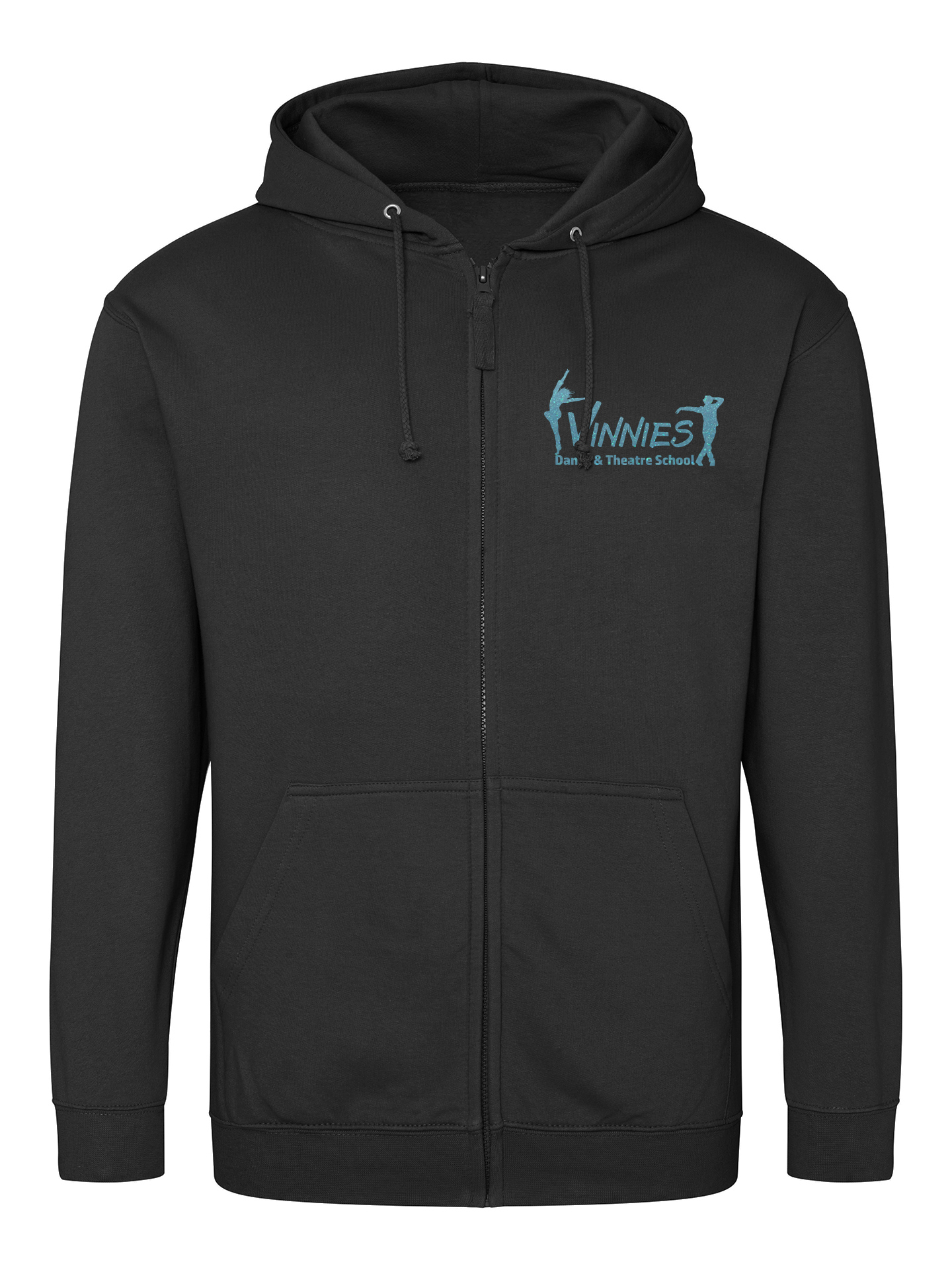 Vinnies Theatre School Glitter Zipped Hoodie