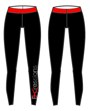 Expressions Theatre Arts Team Meryl Leggings**CUSTOM LYCRA 6-8 WEEK LEAD TIME**