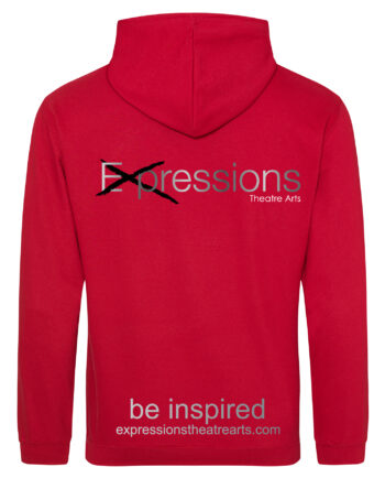 Expressions Theatre Arts Red Zipped Hoodie