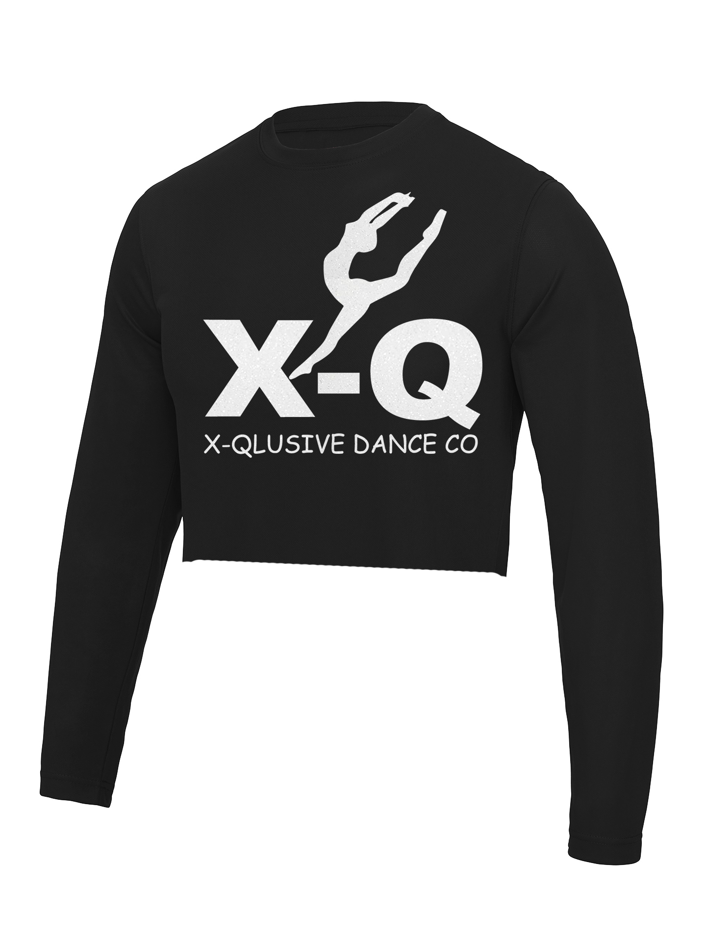 X-Qlusive Dance Company Crop Long Sleeve T-shirt - Image 2