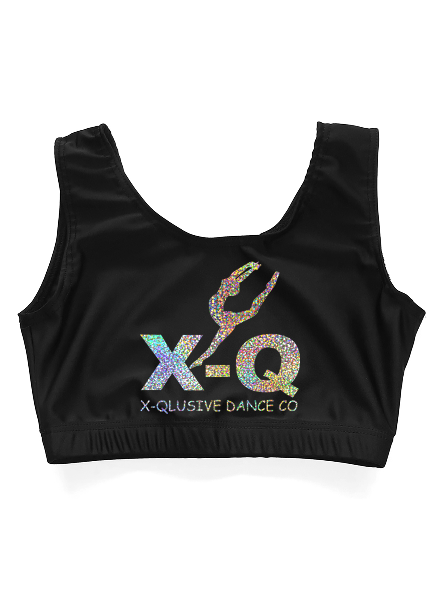 X-Qlusive Dance Company Lycra Crop Top - Image 2