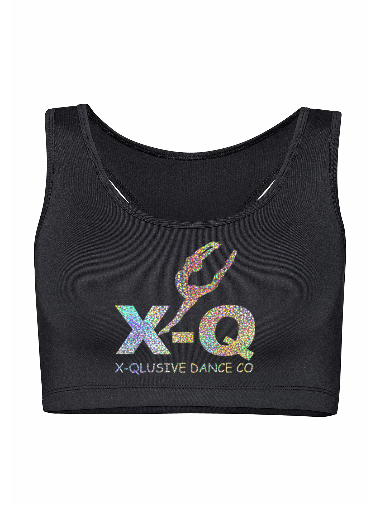 X-Qlusive Dance Company Womens Seamless Sports Bra - Image 2