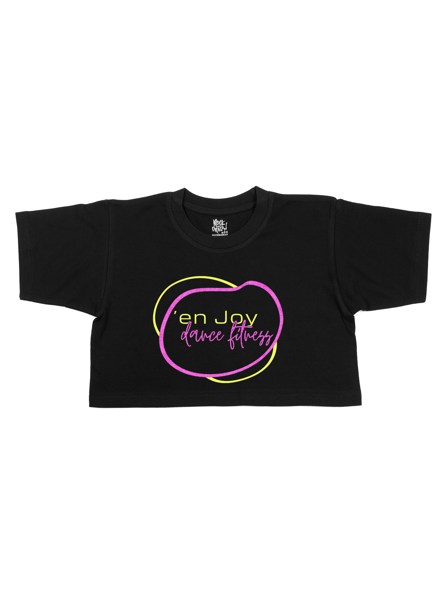 'En Joy Dance Fitness Glitter Cropped T-shirt - Image 3