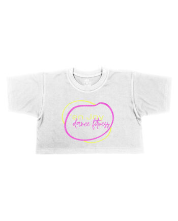 'En Joy Dance Fitness Glitter Cropped T-shirt