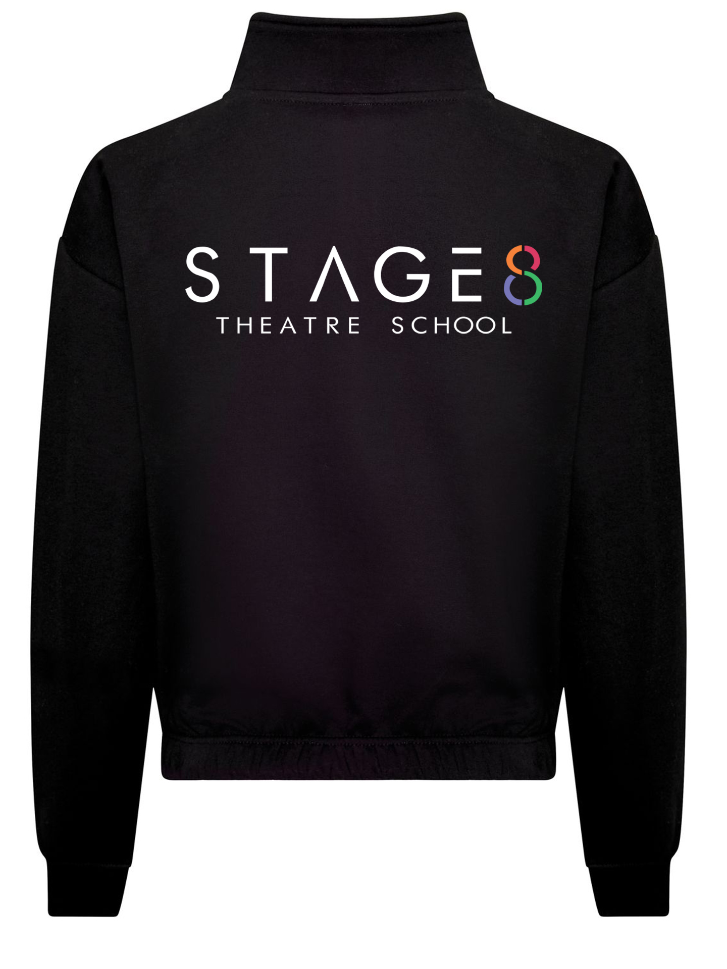 Stage 8 Theatre School Women's Cropped 1/4 Zip Sweat - Image 4