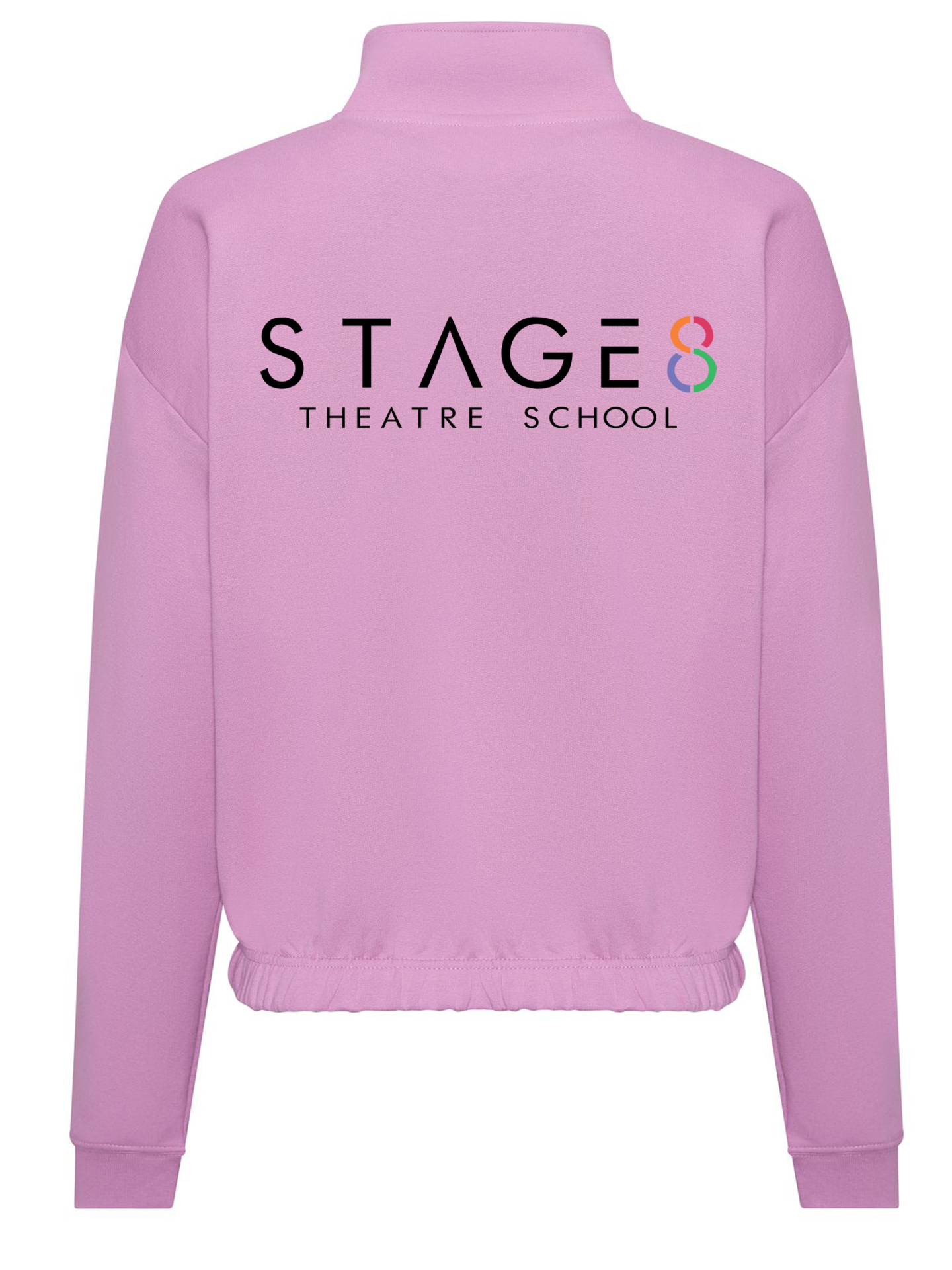 Stage 8 Theatre School Women's Cropped 1/4 Zip Sweat