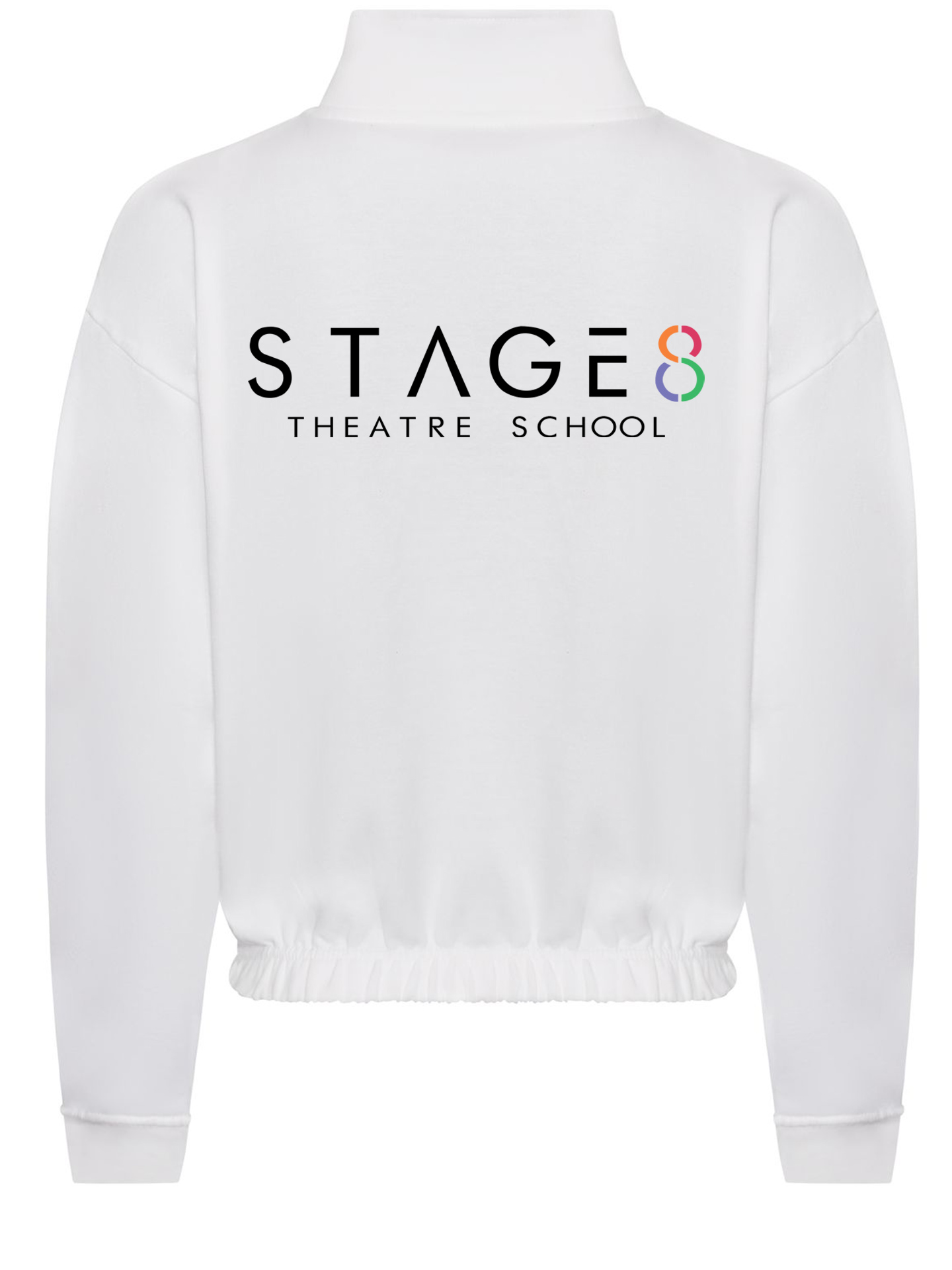 Stage 8 Theatre School Women's Cropped 1/4 Zip Sweat - Image 5