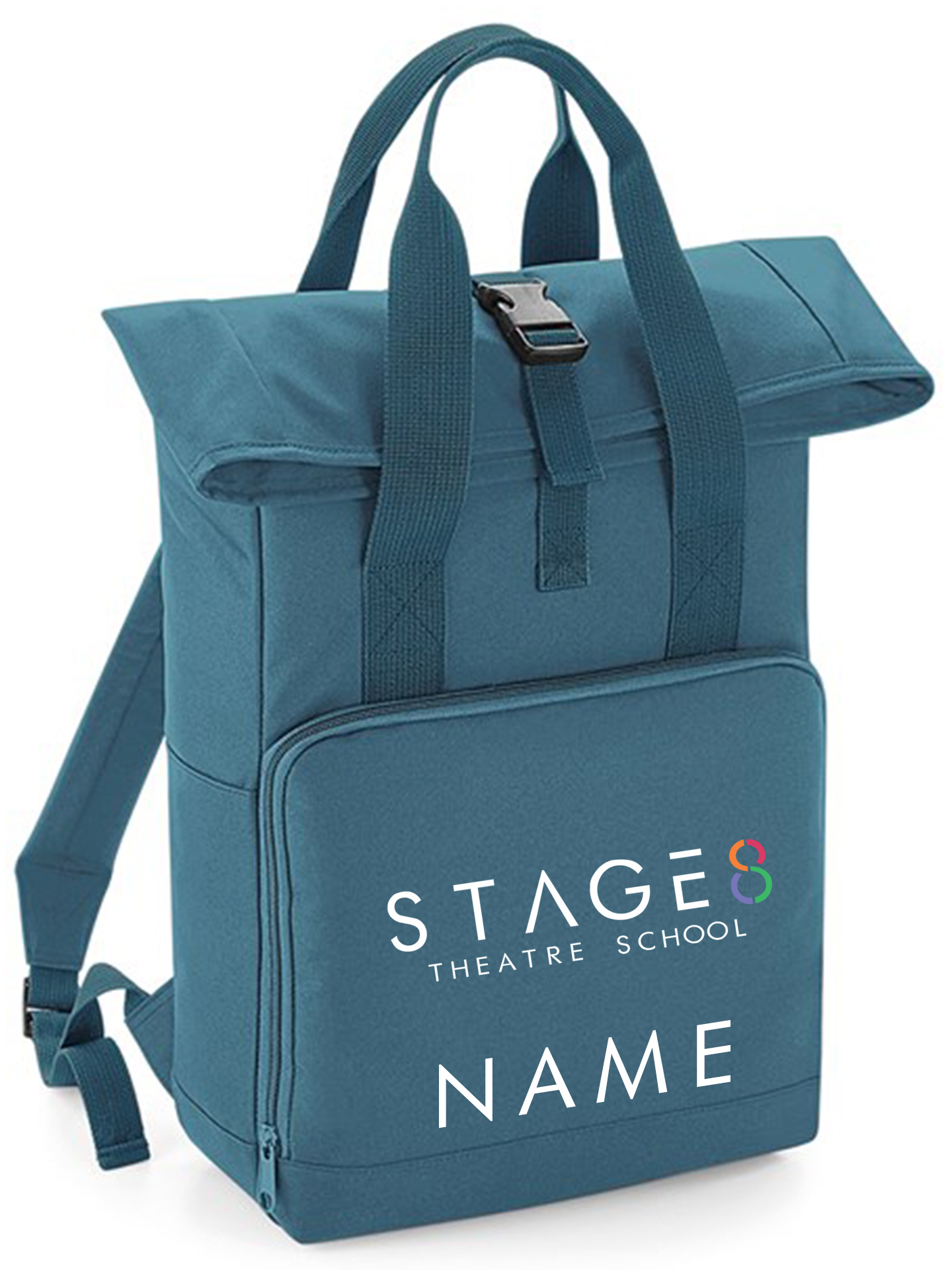 Twin Handle Roll-Top Backpack - Image 2