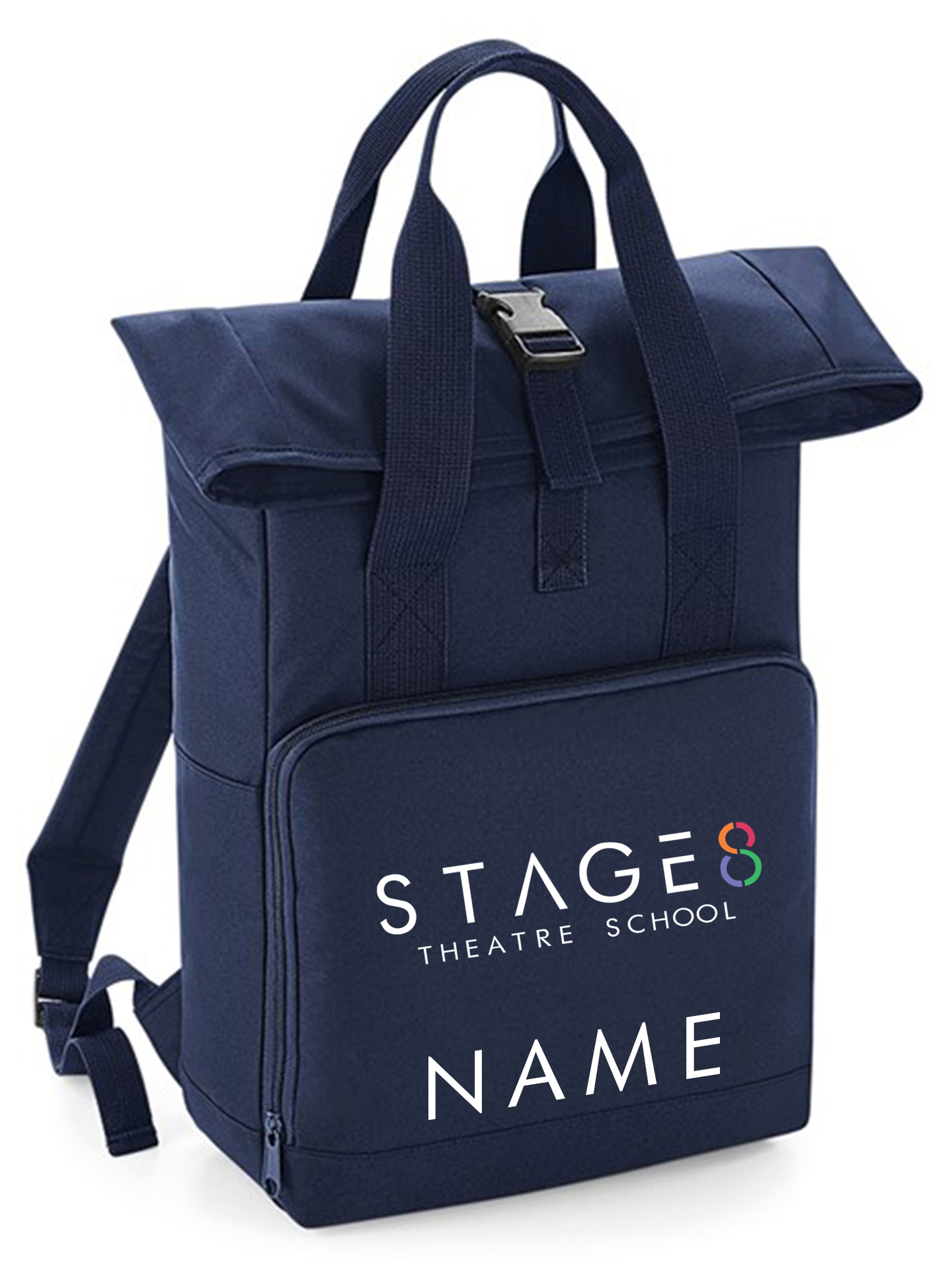 Twin Handle Roll-Top Backpack