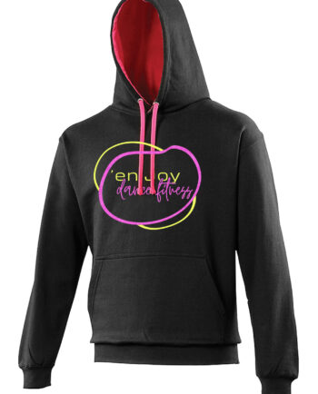 'En Joy Dance Fitness Glitter Varsity Hoodie