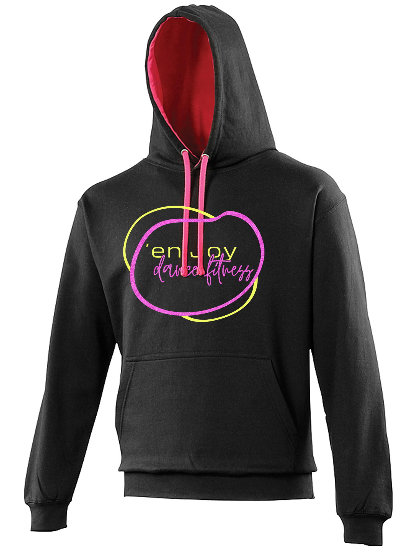 'En Joy Dance Fitness Glitter Varsity Hoodie