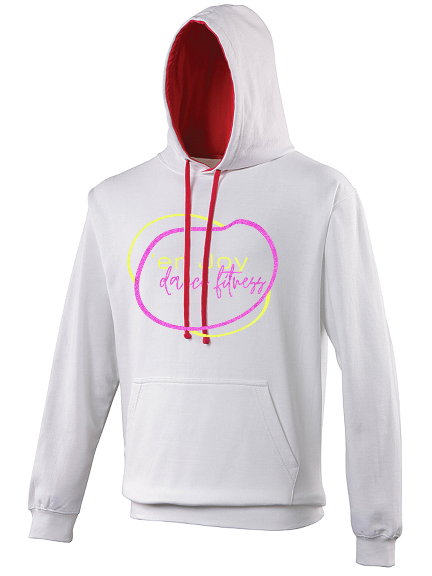'En Joy Dance Fitness Glitter Varsity Hoodie - Image 3