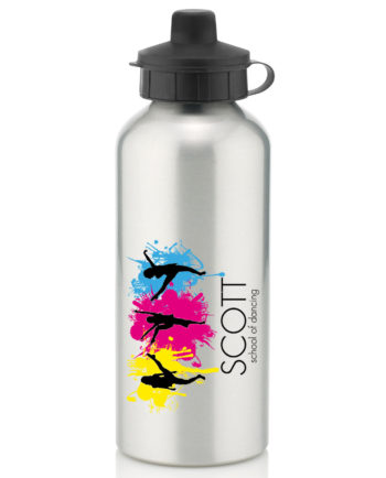 Scott School Of Dancing Silver Water Bottle