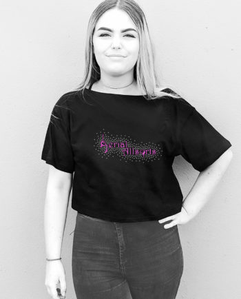 Aerial Allsorts Plymouth Boxy Crop T-shirt