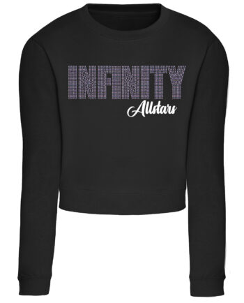 Infinity Allstars AB Rhinestone Cropped Sweatshirt