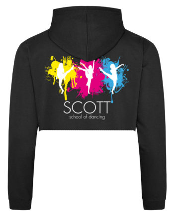 Scott School Of Dancing Cropped Hoodie