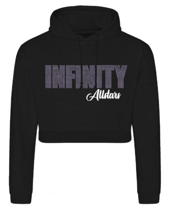 Infinity Allstars AB Rhinestone Cropped Hoodie