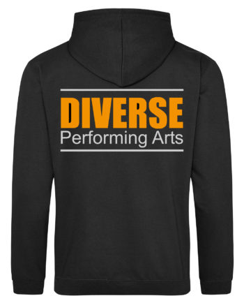 Diverse Performing Arts Printed Zipped Hoodie