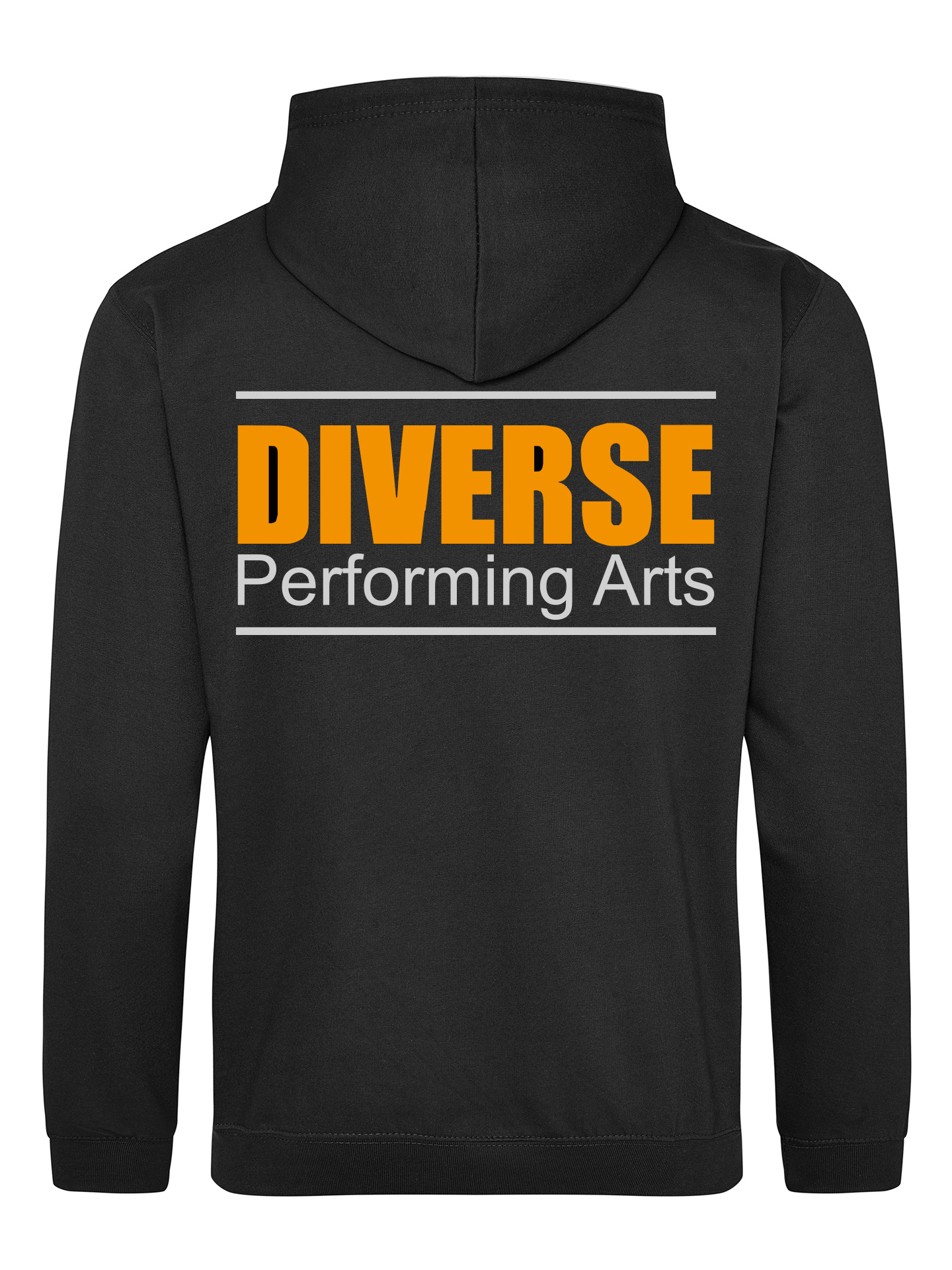 Diverse Performing Arts Printed Zipped Hoodie