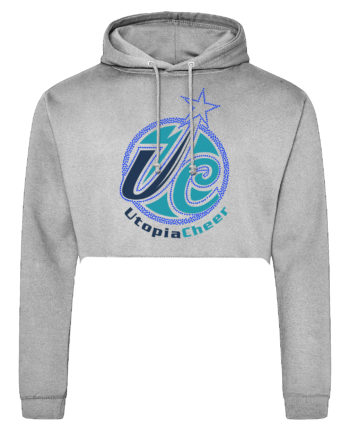 Utopia Cheer Cropped Hoodie