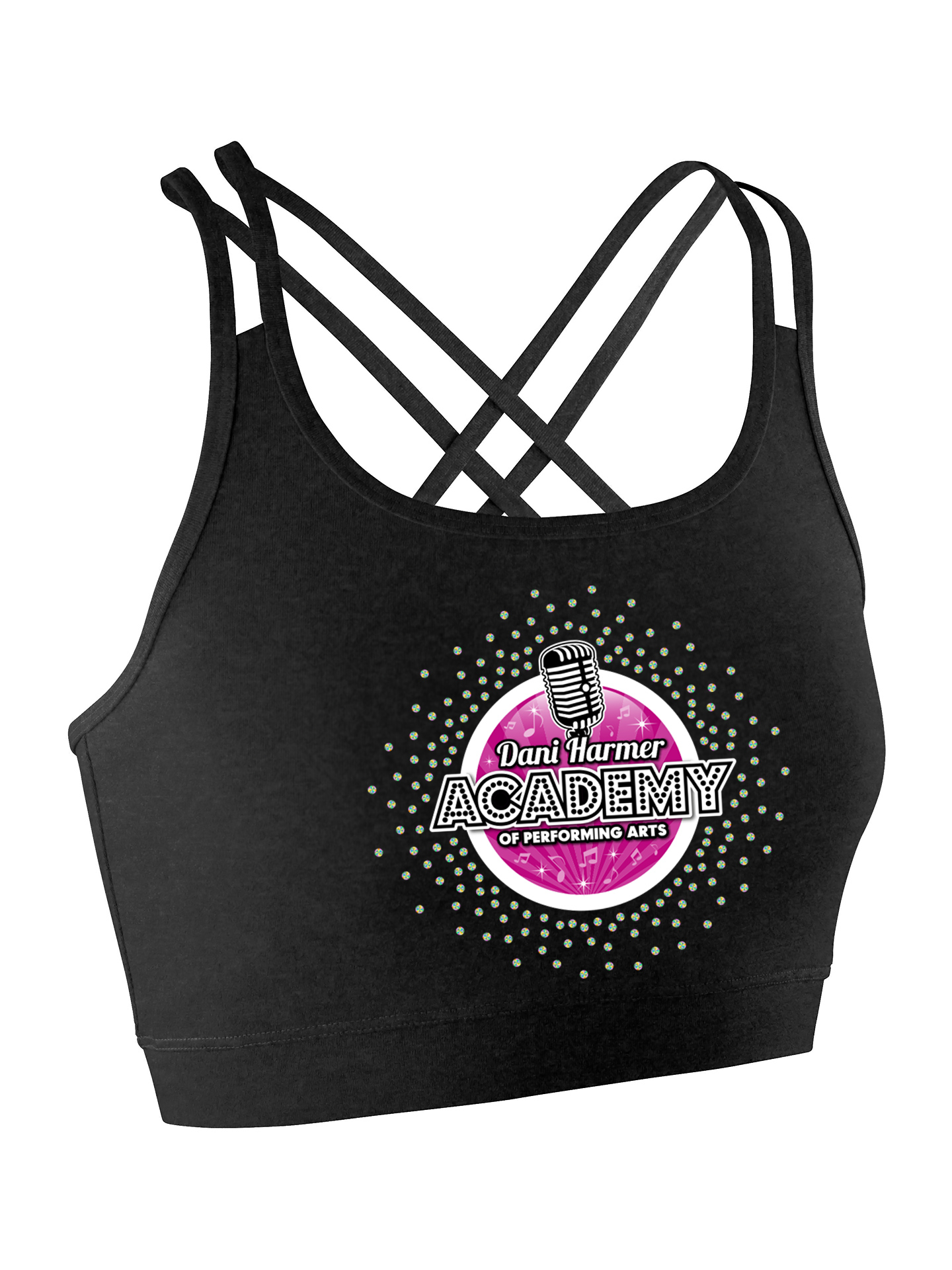 Dani Harmer Academy Of Performing Arts Back Detail Crop Top