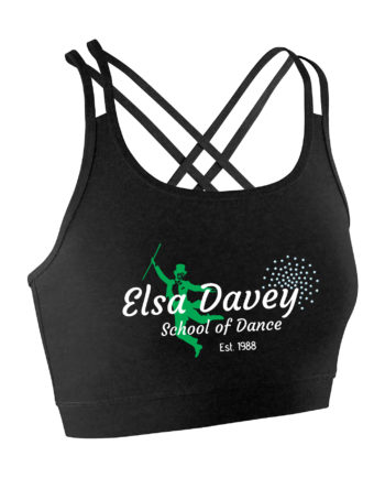 Elsa Davey School of Dance Strappy Back Lycra Crop Top