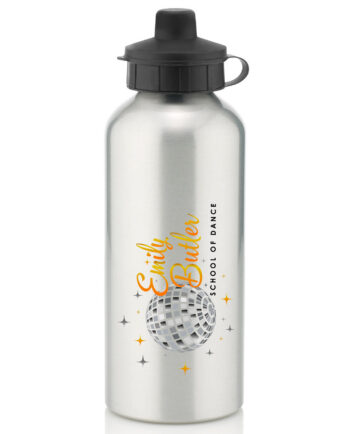 Emily Butler School Of Dance Silver Water Bottle