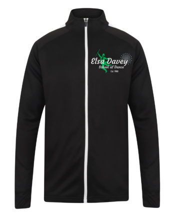 Elsa Davey School of Dance Black and White Tracksuit Jacket