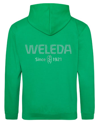 Weleda Rhinestone Zipped Hoodie