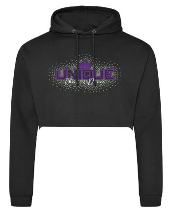 Unique Cheer And Dance Cropped Pullover Hoodie