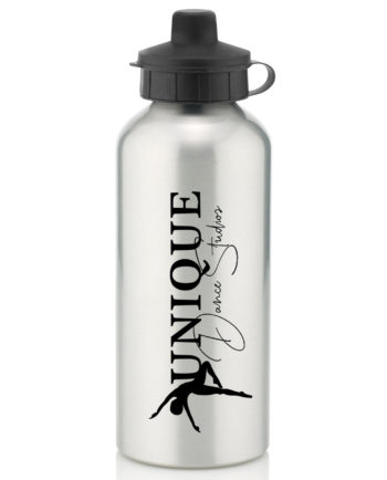 Unique Dance Studios Silver Water Bottle