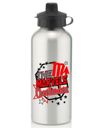 The Marvels Cheerleading Silver Water Bottle