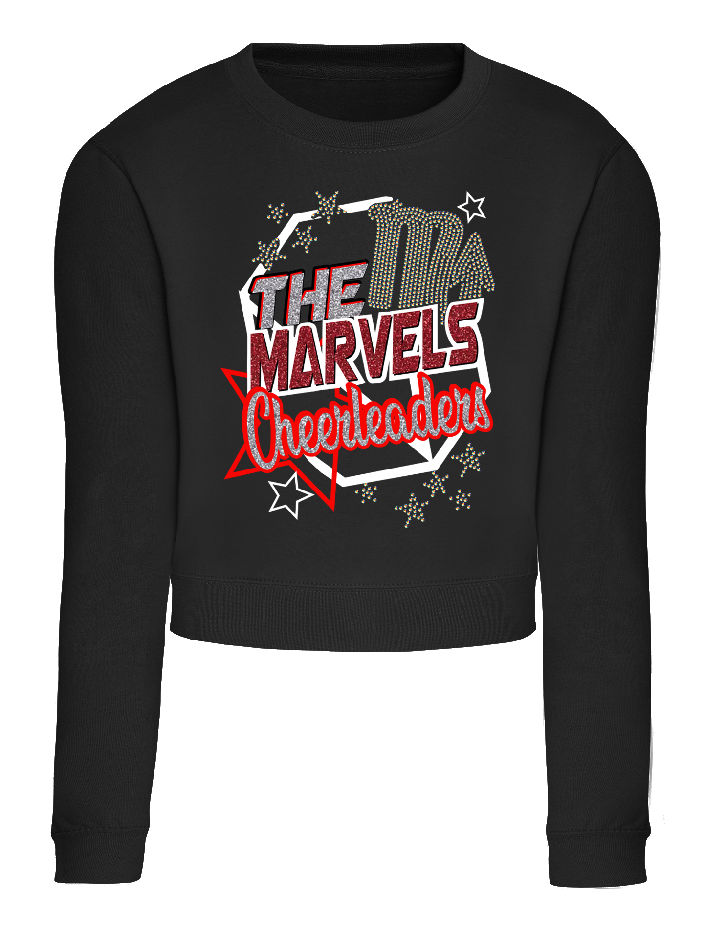 The Marvels Cheerleading Cropped Sweatshirt