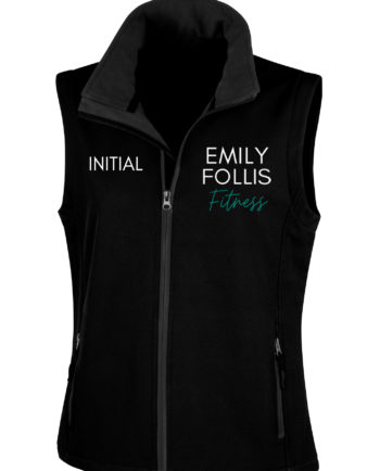Emily Follis Fitness Soft Shell Ladies Fitted Bodywarmer
