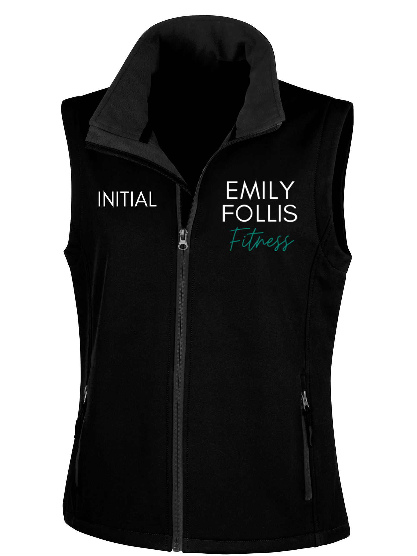 Emily Follis Fitness Soft Shell Ladies Fitted Bodywarmer
