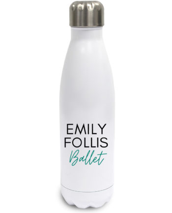 Emily Follis Ballet Tall White Water Bottle