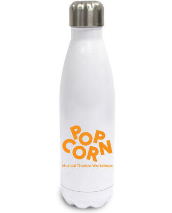 Popcorn Theatre Tall White Water Bottle