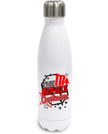 The Marvels Cheerleading White Water Bottle