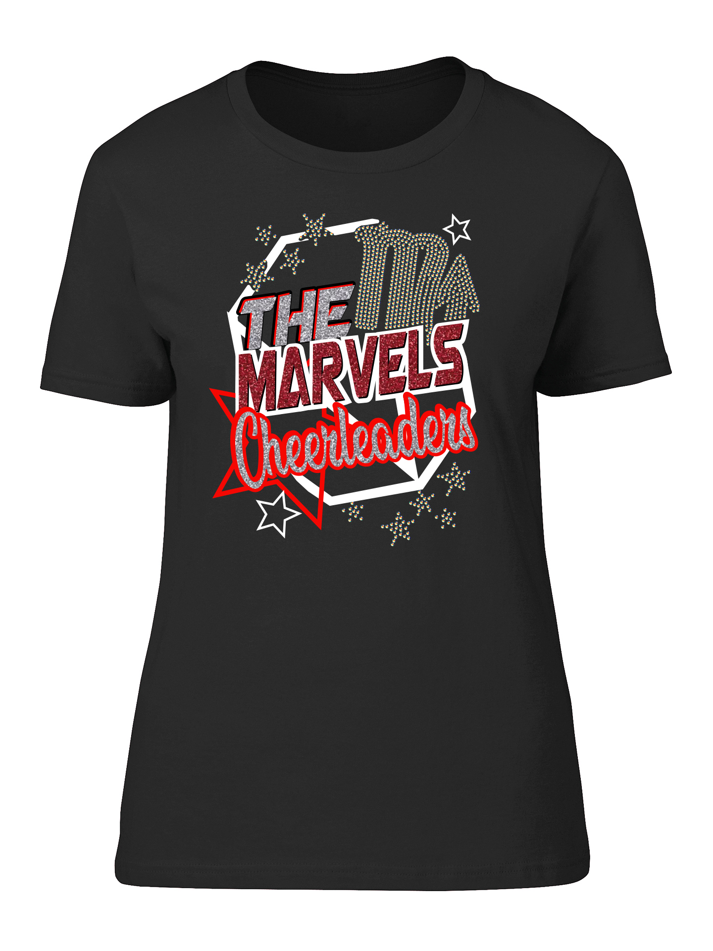 The Marvels Cheerleading Fitted T-Shirt