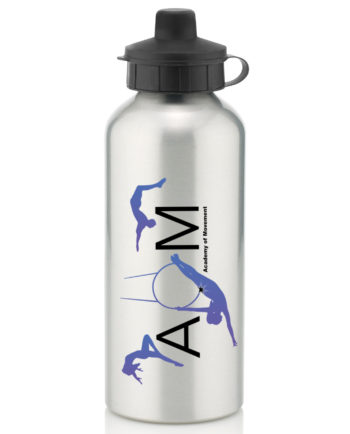 Academy Of Movement Silver Water Bottle
