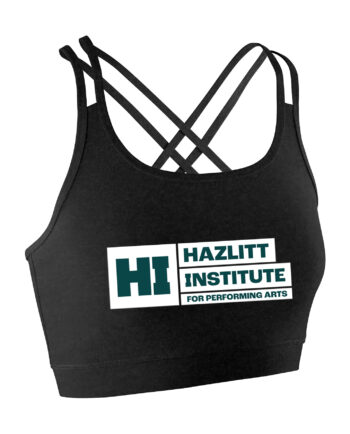 Hazlitt Institute Performing Arts Back Detail Lycra Crop Top