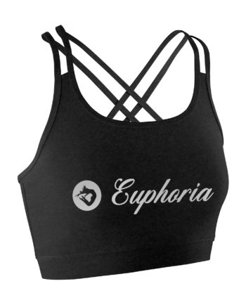 Euphoria Dance Back Detail Lycra Crop Top