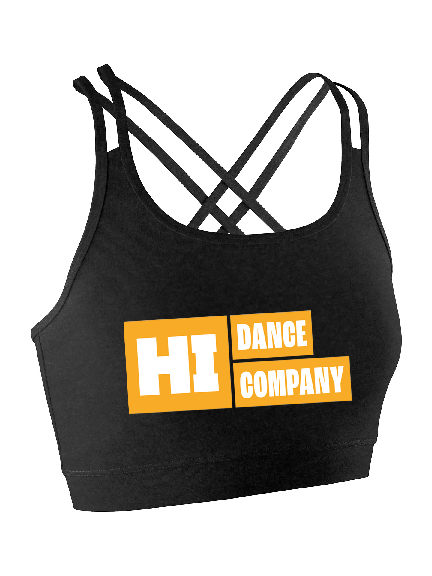 Hazlitt Institute Dance Company Back Detail Lycra Crop Top