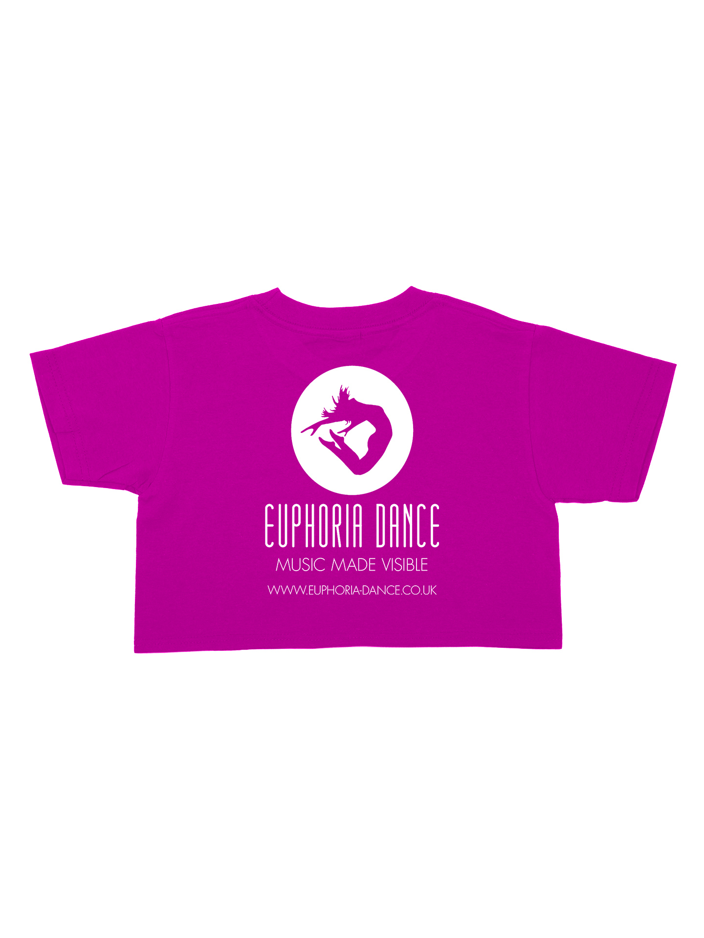 Euphoria Dance Crop Pink T-Shirt - Image 2