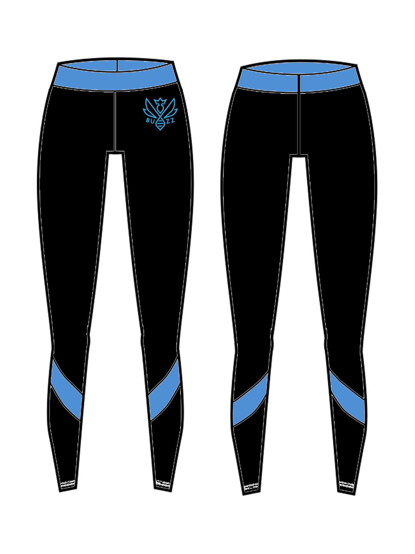 Buzz Cheer & Dance Custom Lycra Leggings - **CUSTOM LYCRA 6-8 WEEK LEAD TIME**