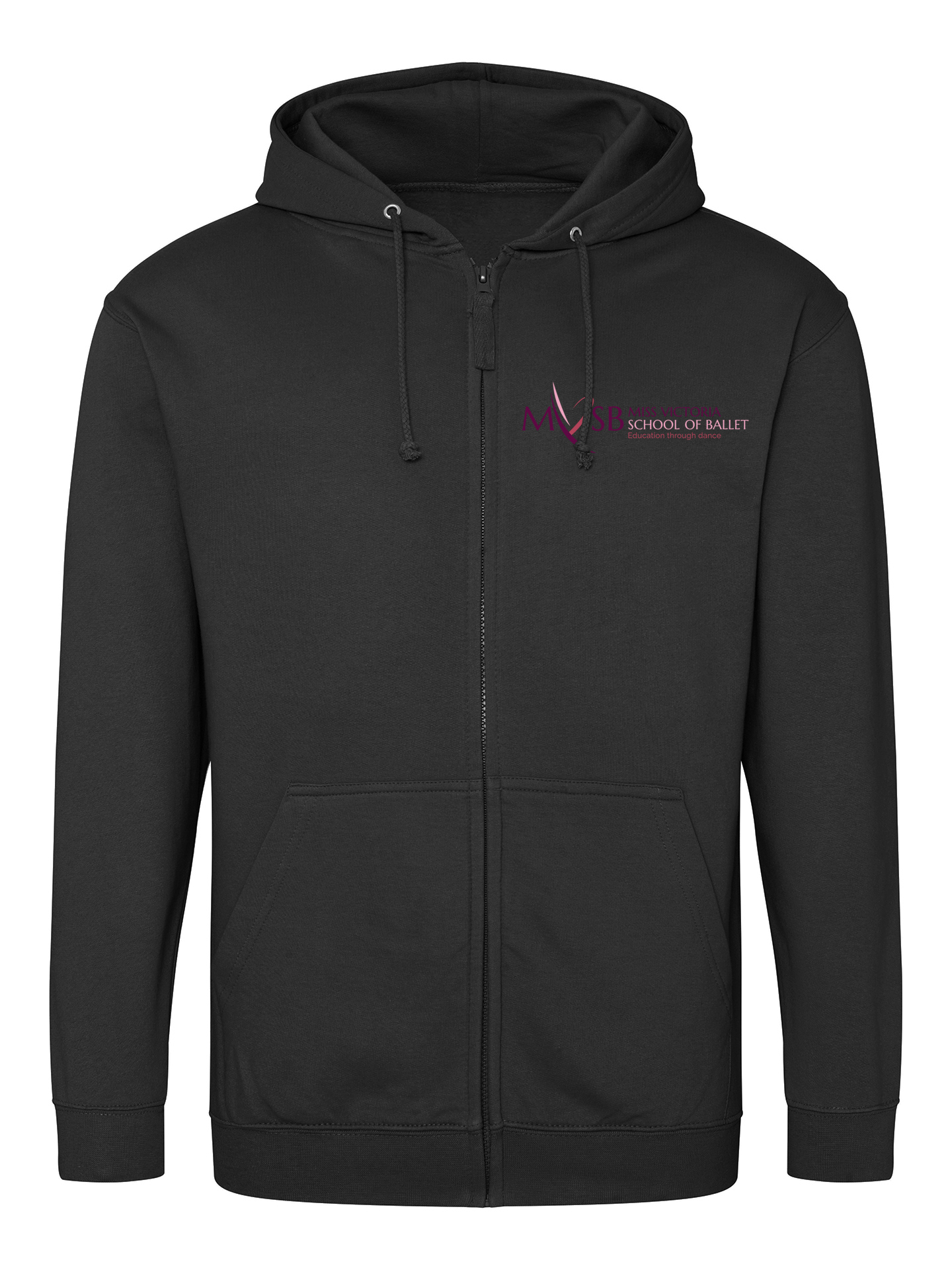 Miss Victoria School Of Ballet Zipped Hoodie