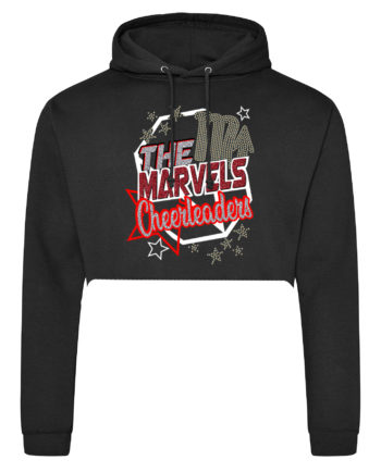 The Marvels Cheerleading Cropped Hoodie