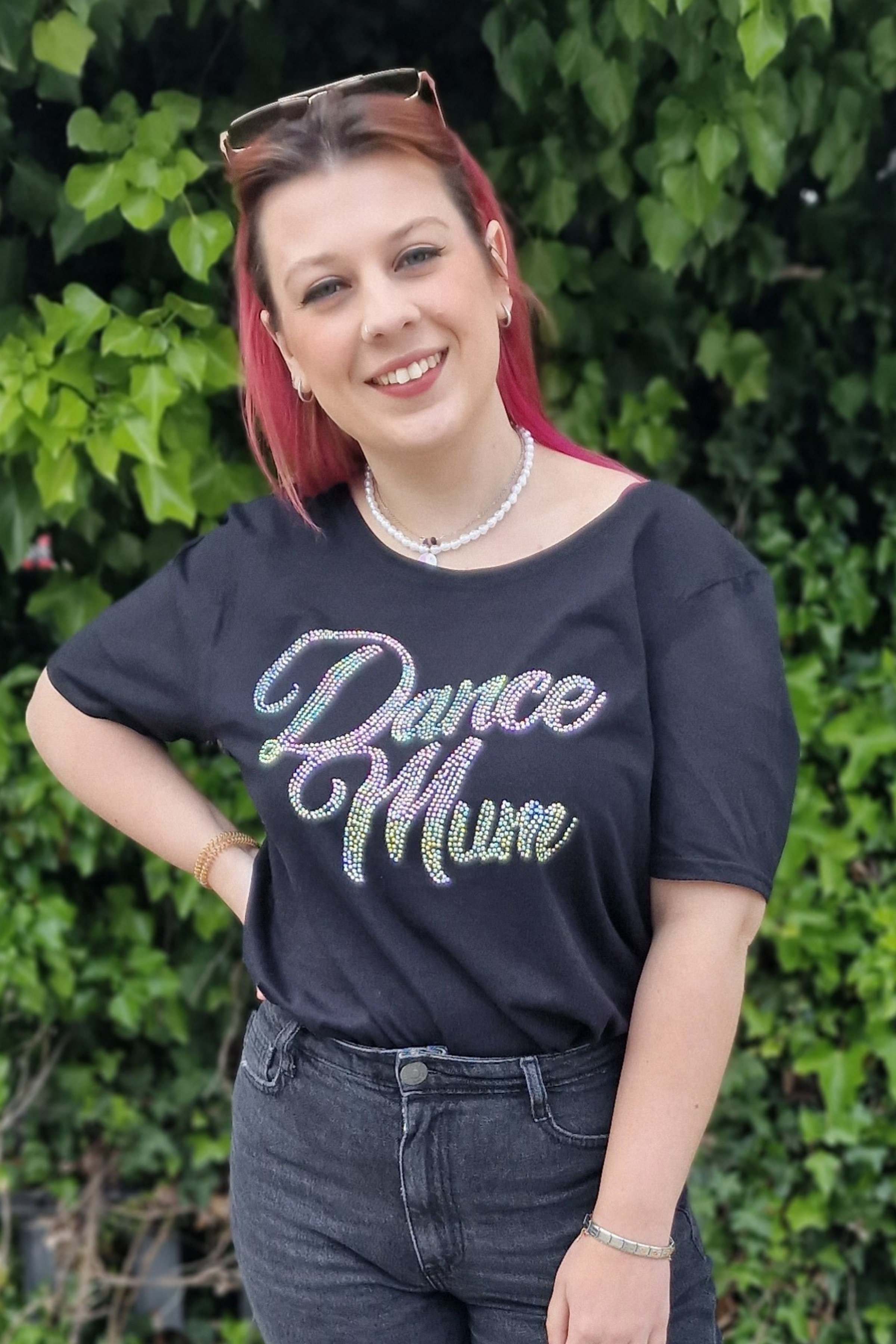 Star Dance Dance Mum Rhinestone T-Shirt
