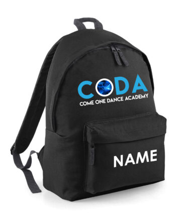 Come One Dance Academy Plain Print Rucksack